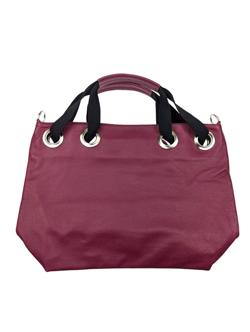 leather shopper